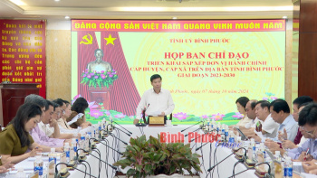 ẢNH HỌP BCĐ SẮP XẾP ĐVHC